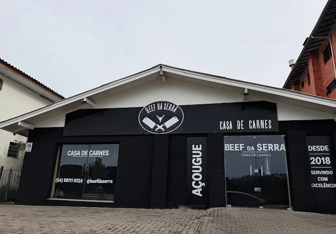 Fachada da Beef da Serra Casa de Carnes, em Canela/RS